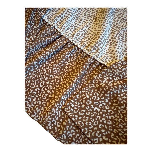 Women's Umgee M Beige Brown Black Leopard Print Kimono - Picture 5 of 10